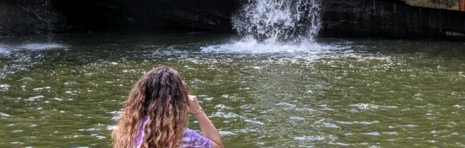 The cascade, such a fun hiking place