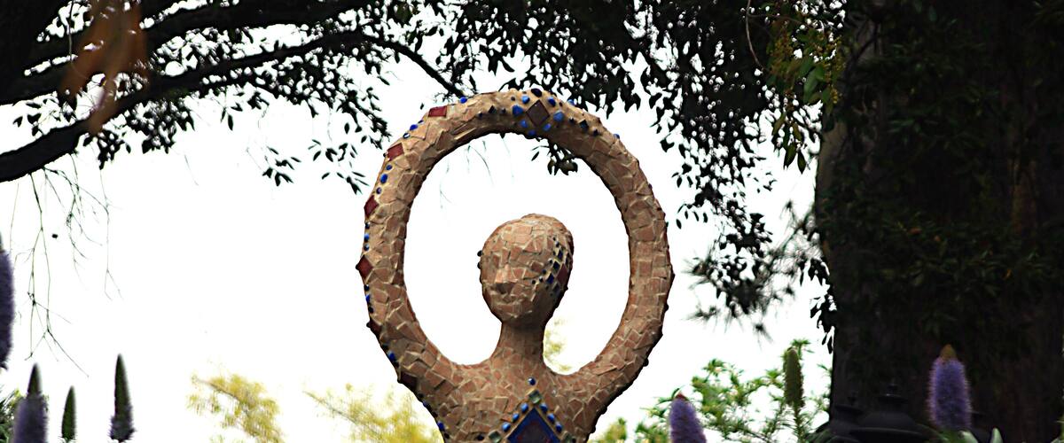 Lots of cool sculptures throughout the garden.