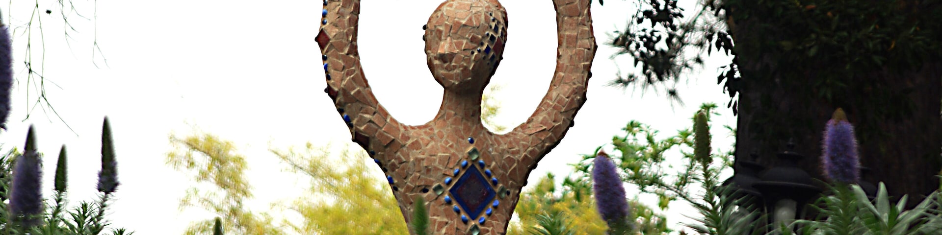 Lots of cool sculptures throughout the garden.