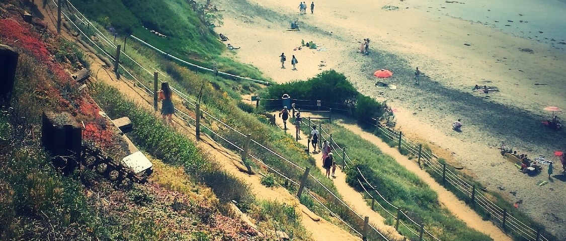 Switchback trail to the sea.
3.28.2015