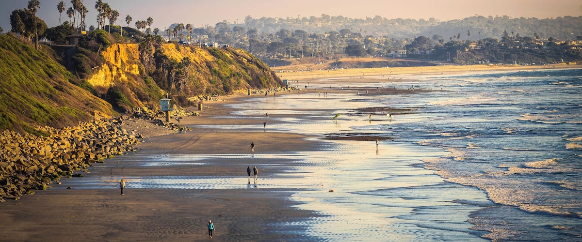 This image was taken at Swamis beach just north of San Elijo campgrounds. The tide was very low so it made for a perfect walk on the beach afternoon.