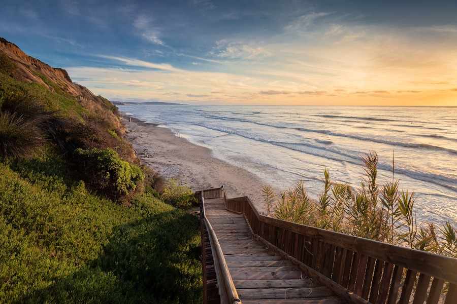 San Elijo State Beach in Encinitas CA