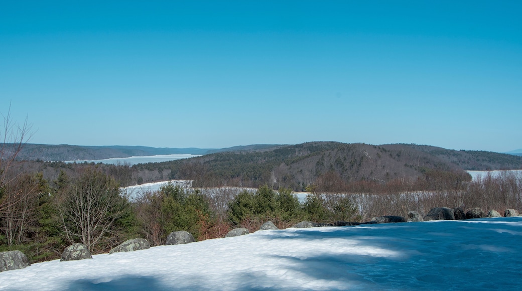 view of the winter landscape from the enfield look out