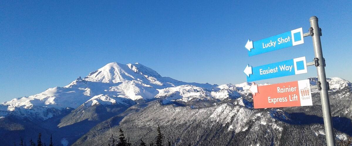 Starting the year off snowboarding at Crystal Mountain was a wise choice. #LifeAtExpedia