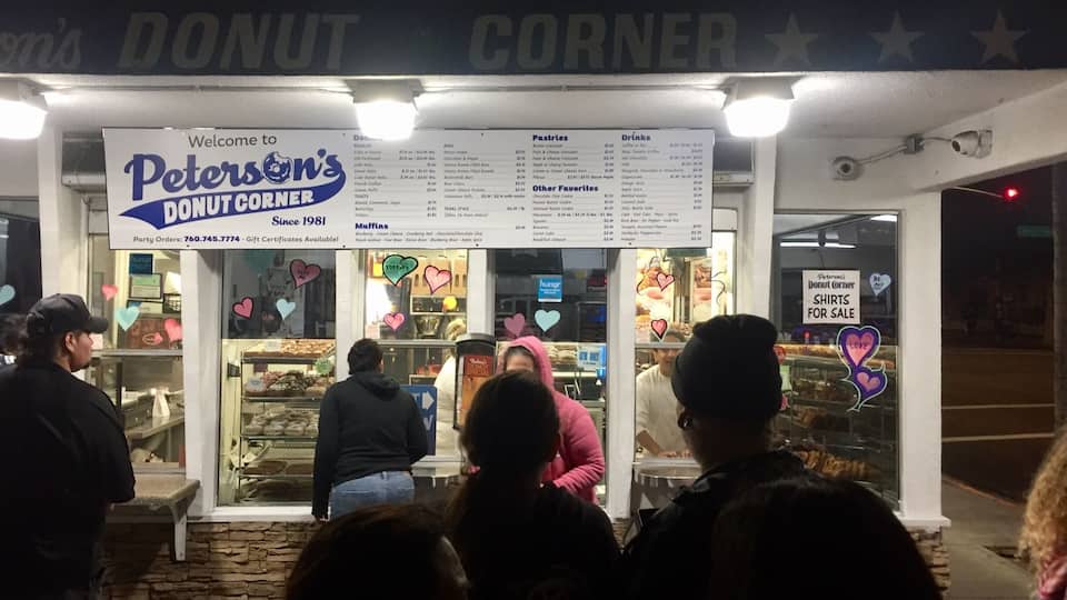 #foodiefinds Rumored to be the best donuts in San Diego county and open 24/7 with a line almost all the time.