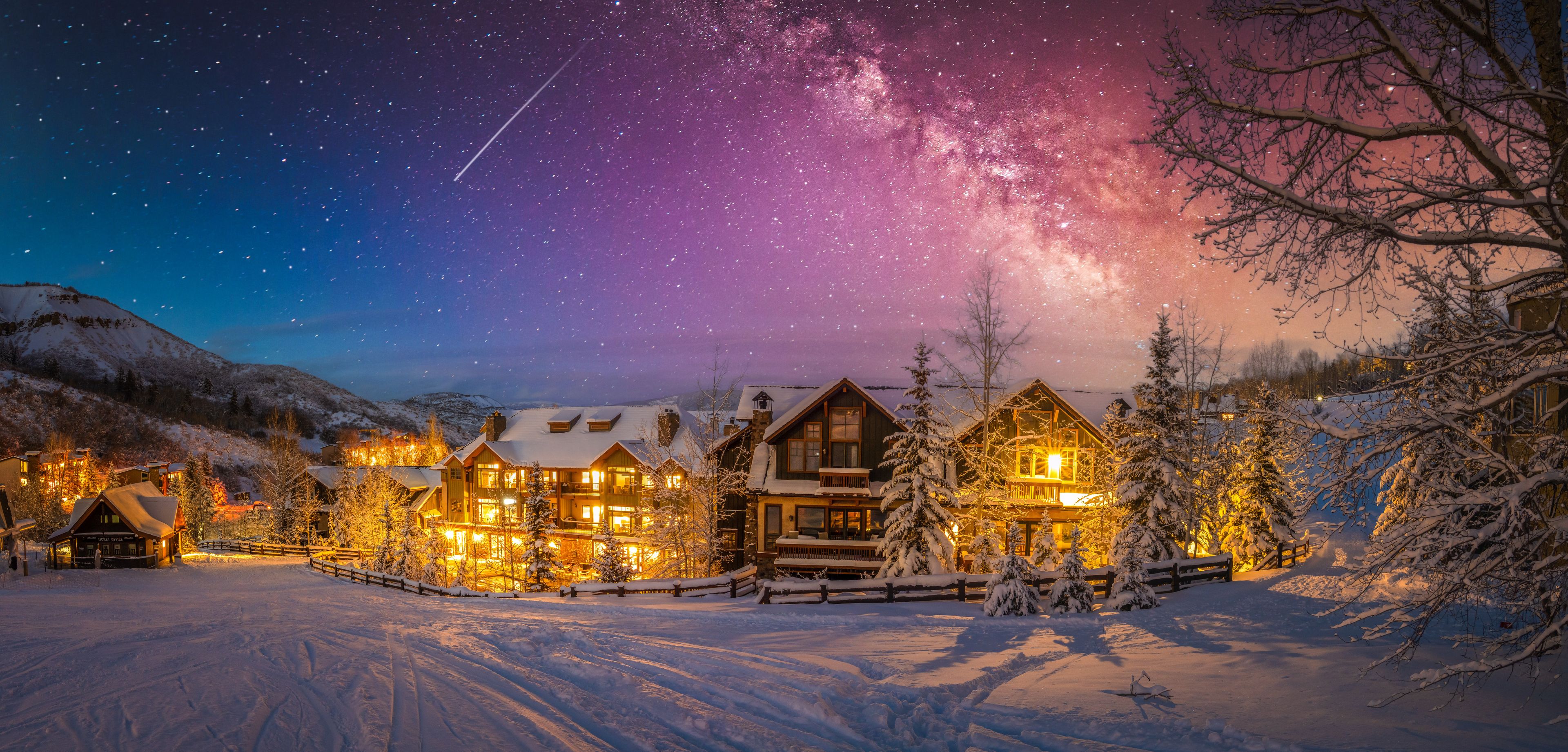ski resort, aspen colorado, aspen snowmass, ski, mountain, mountains, rocky mountain range, aspen, winter., rocky mountains, snow, adventure, alpine, aspen trees, clouds, cloudy day, cold, colorado