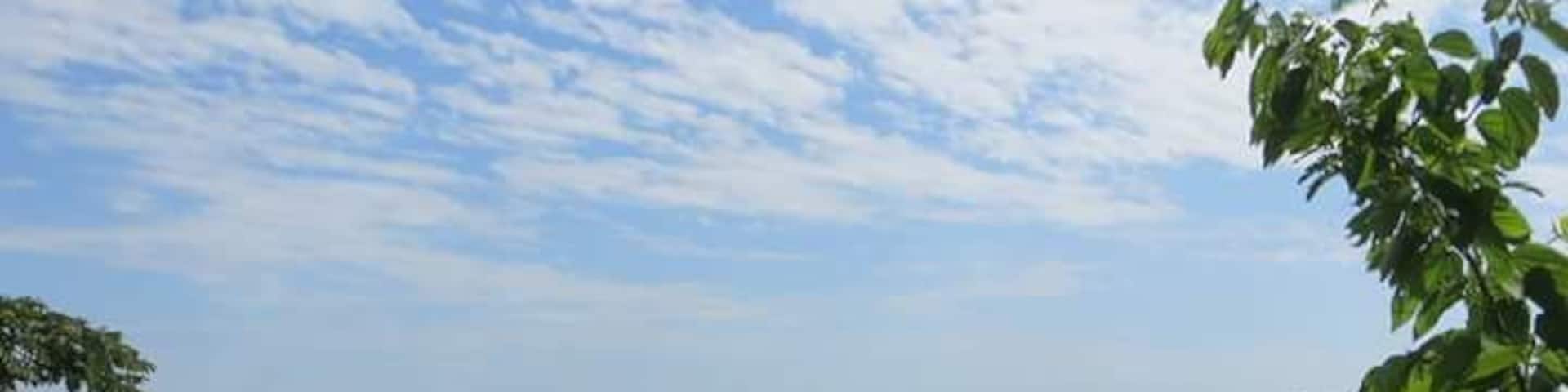 Scenic view of the India Bangladesh border connection through river