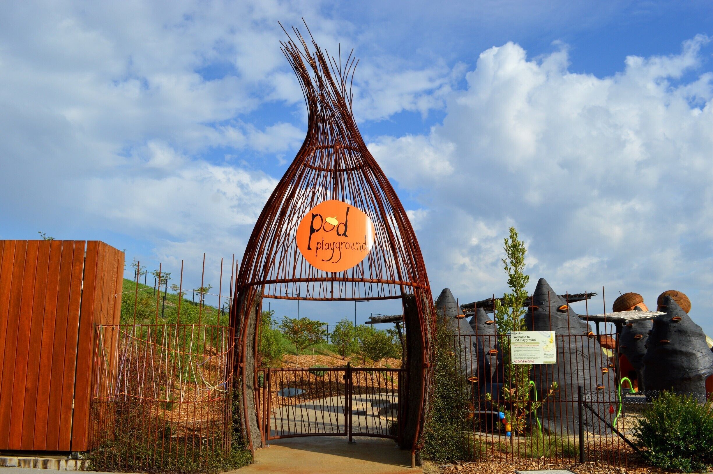 CHILDS PLAY AT THE NATIONAL ARBORETUM CANBERRA

Our main interest was the playground. We consider this an architectural masterpiece and well worth the visit. 
‪#‎Arboretum‬#Canberra#PlaygroundFun#BonsaiandPenjingGarden