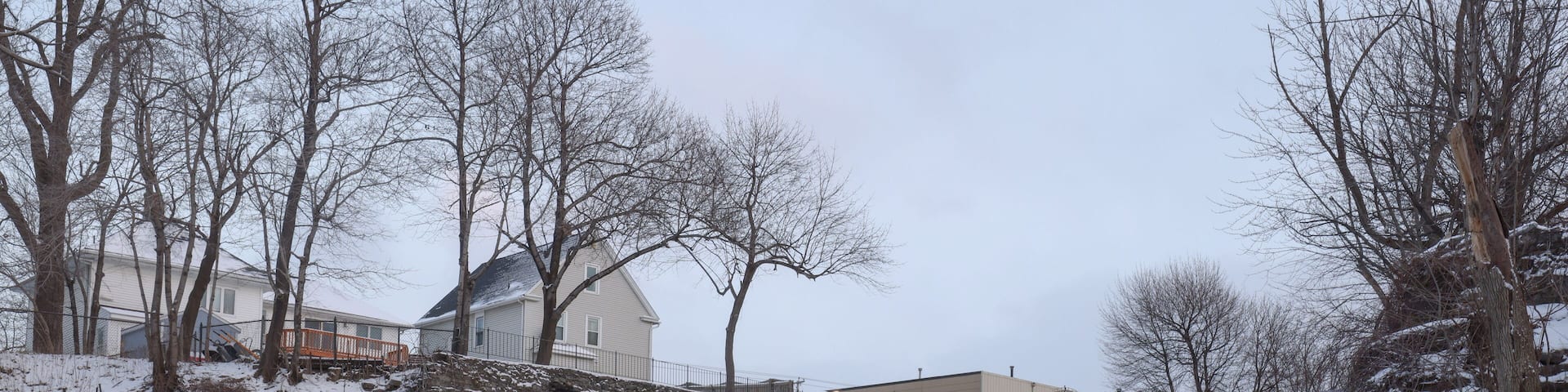 Beautiful view of the Glen Falls in Williamsville, New York