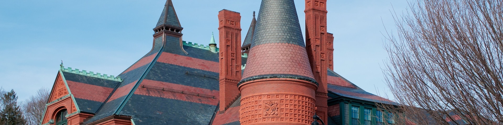 Historical Belmont town hall MA USA