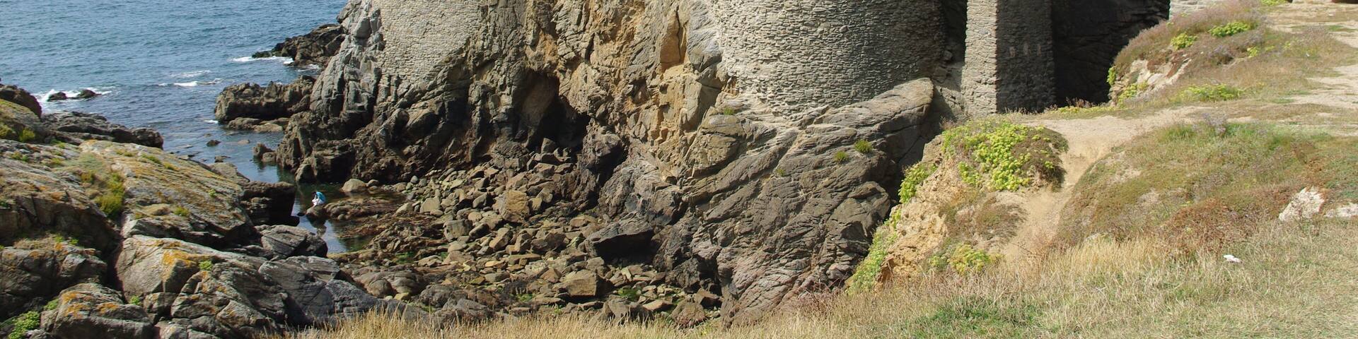 Vieux Chùteau de l'Ile d'Yeu, Vendée, France
