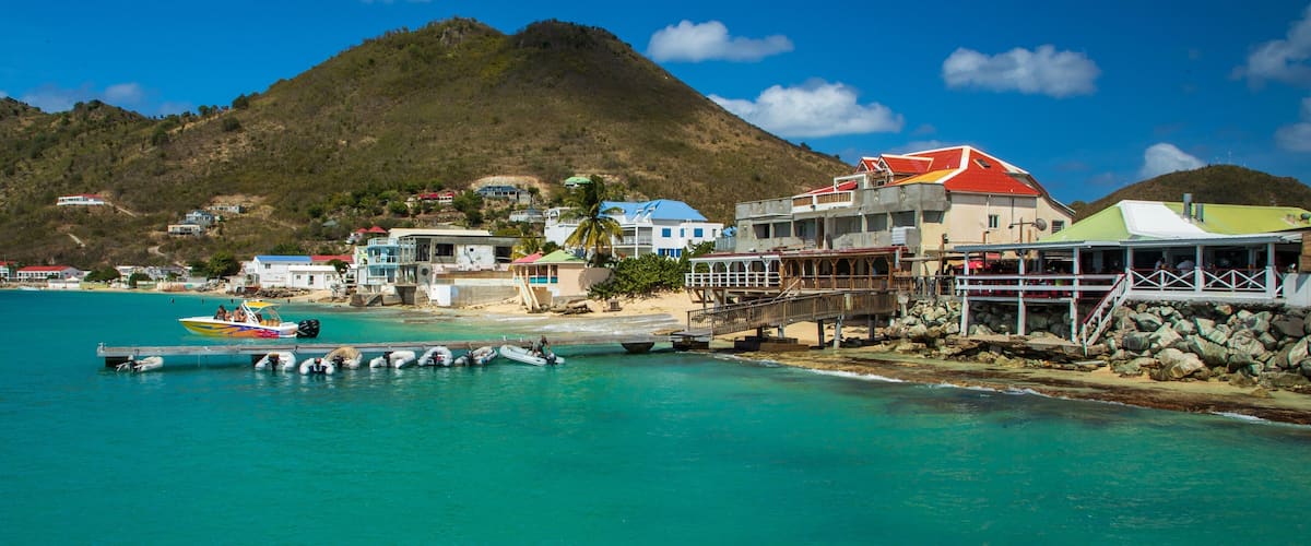 Grand Case featuring a coastal town and general coastal views