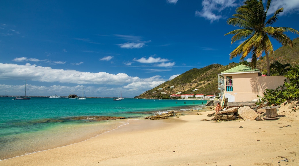 Grand Case featuring tropical scenes, a beach and general coastal views