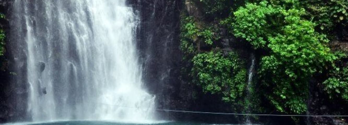 majestic falls, fresh seafood, and happy people., went spelunking and hiking too! #falls #iligan #nature #water #summer #green #swim