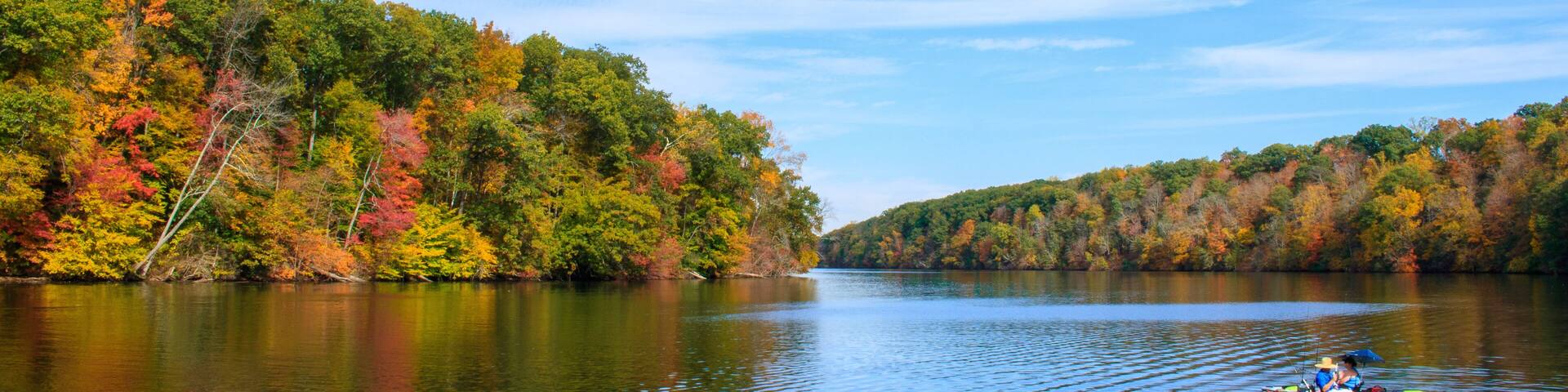 Fishing in Rainbow Reservoir
