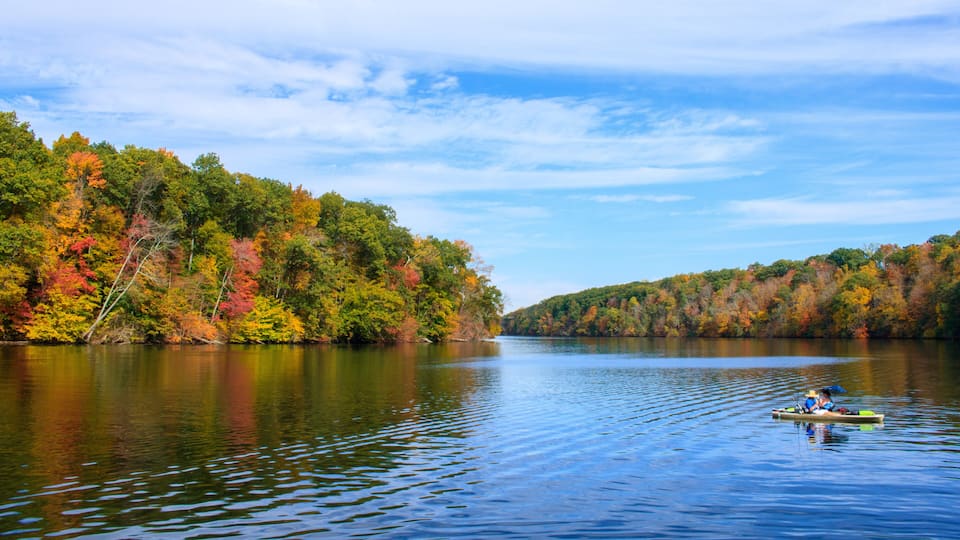 Fishing in Rainbow Reservoir