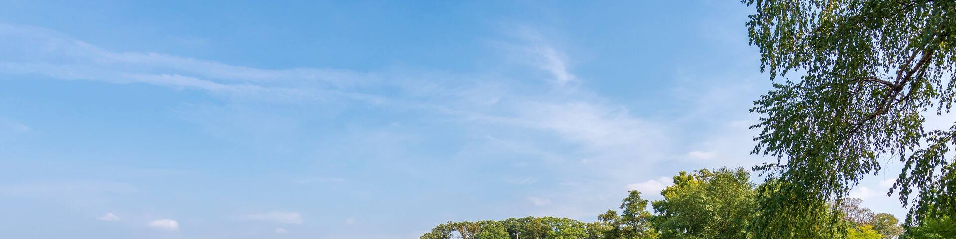 Busse Lake view in Illinois of USA