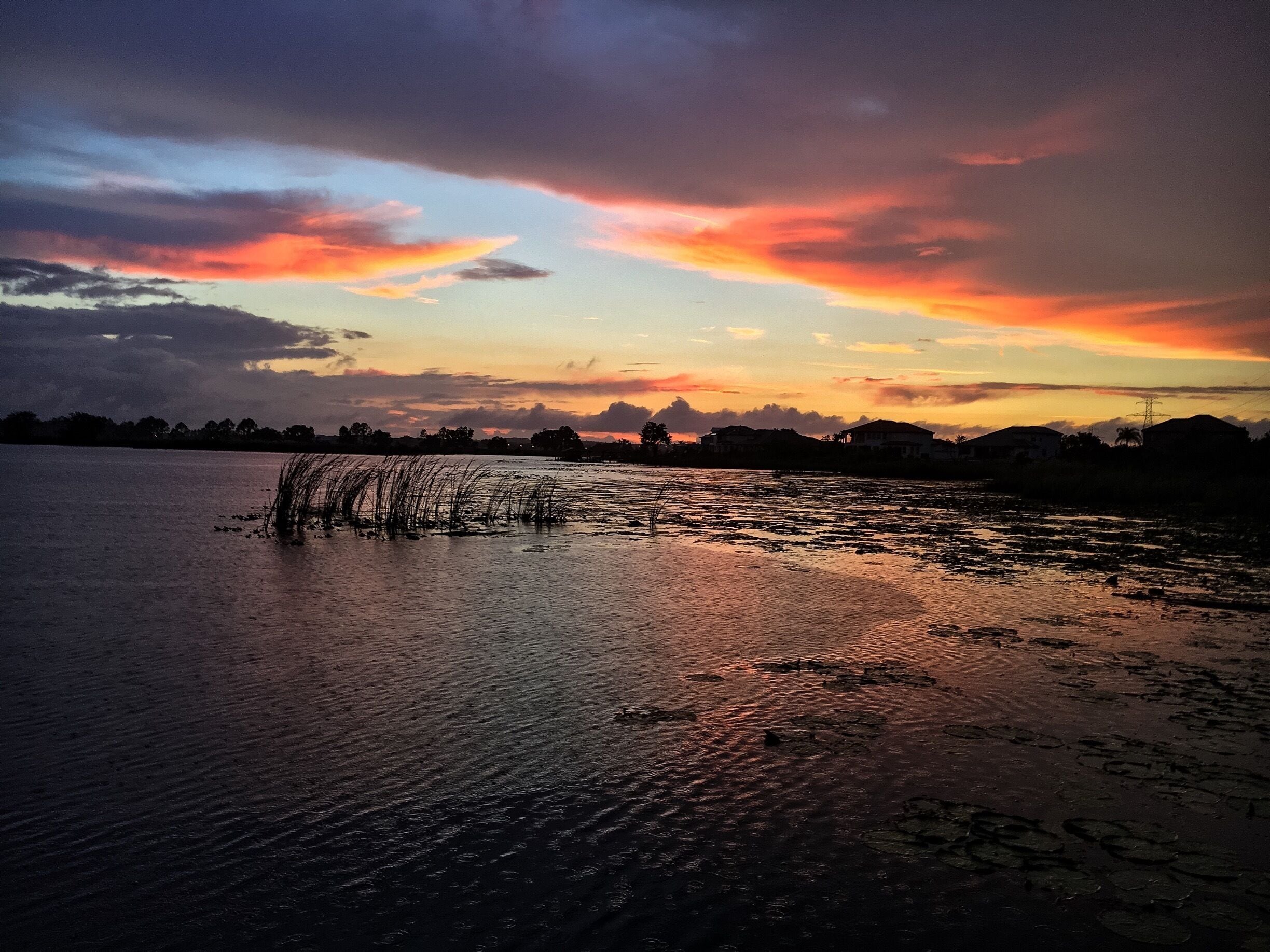 Even a stormy day in Florida can lead to beautiful sunsets. 