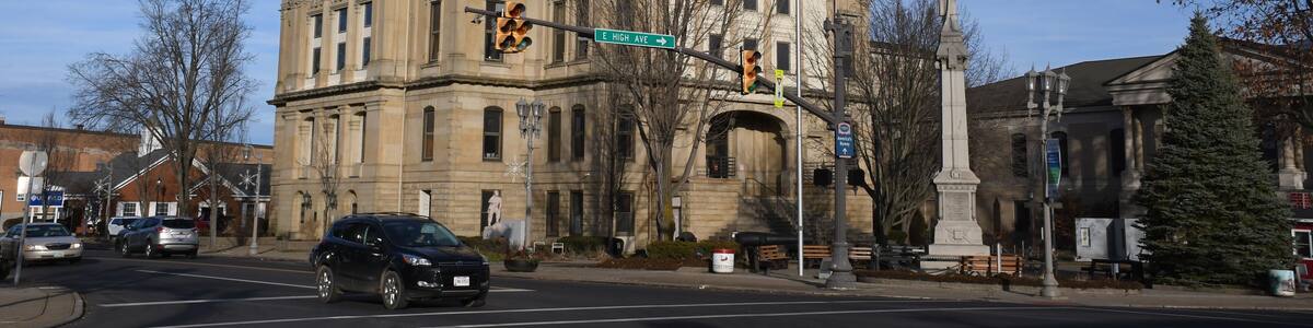 Tuscarawas County Courthouse in New Philadelphia Ohio.