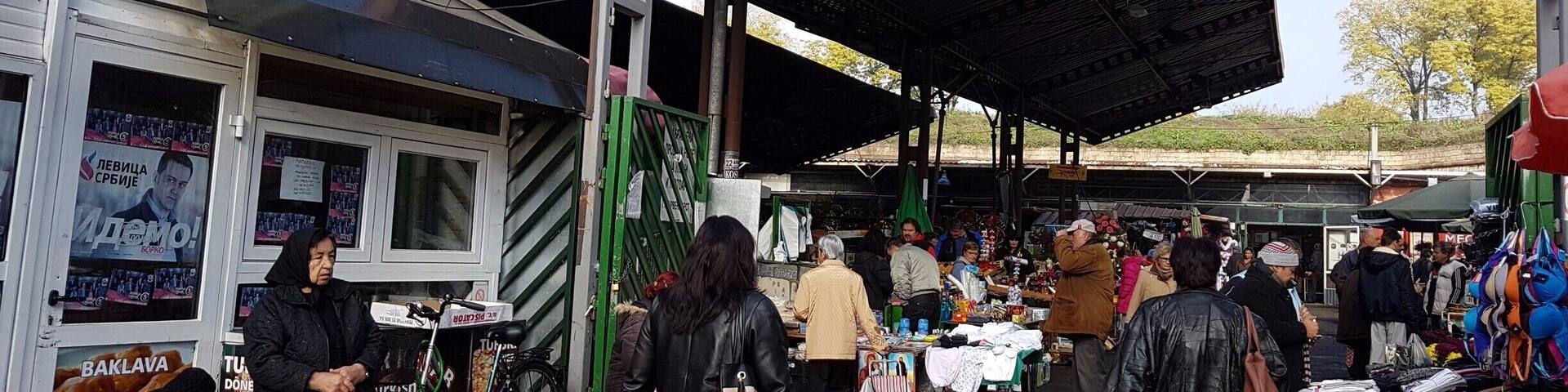 Was difficult to translate, but it's the market near the Nis Fortress. People are literly everywhere selling their stuff, even outside the market, on the streets, out of their cars, on the bushes, etc. It was nice to look around and see everything.