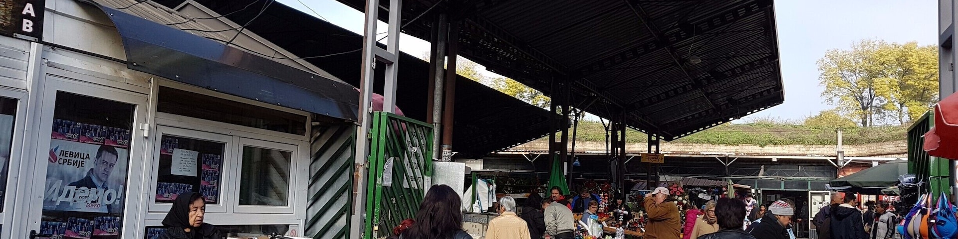Was difficult to translate, but it's the market near the Nis Fortress. People are literly everywhere selling their stuff, even outside the market, on the streets, out of their cars, on the bushes, etc. It was nice to look around and see everything.
