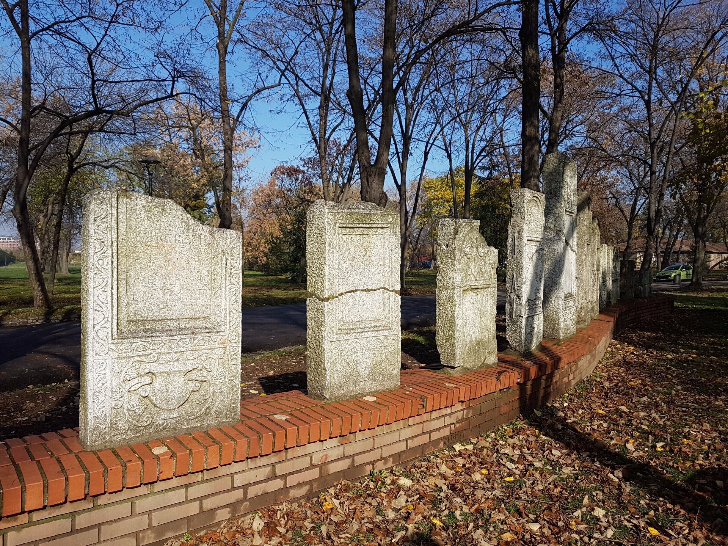 Inside the Nis Fortress, walking around the park and saw these old cemetery stones.  I