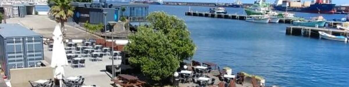 Marina de Ponta Delgada. Here you will find all kinds of restaurants, snack bars, gift shops, the smell of the ocean and much more.