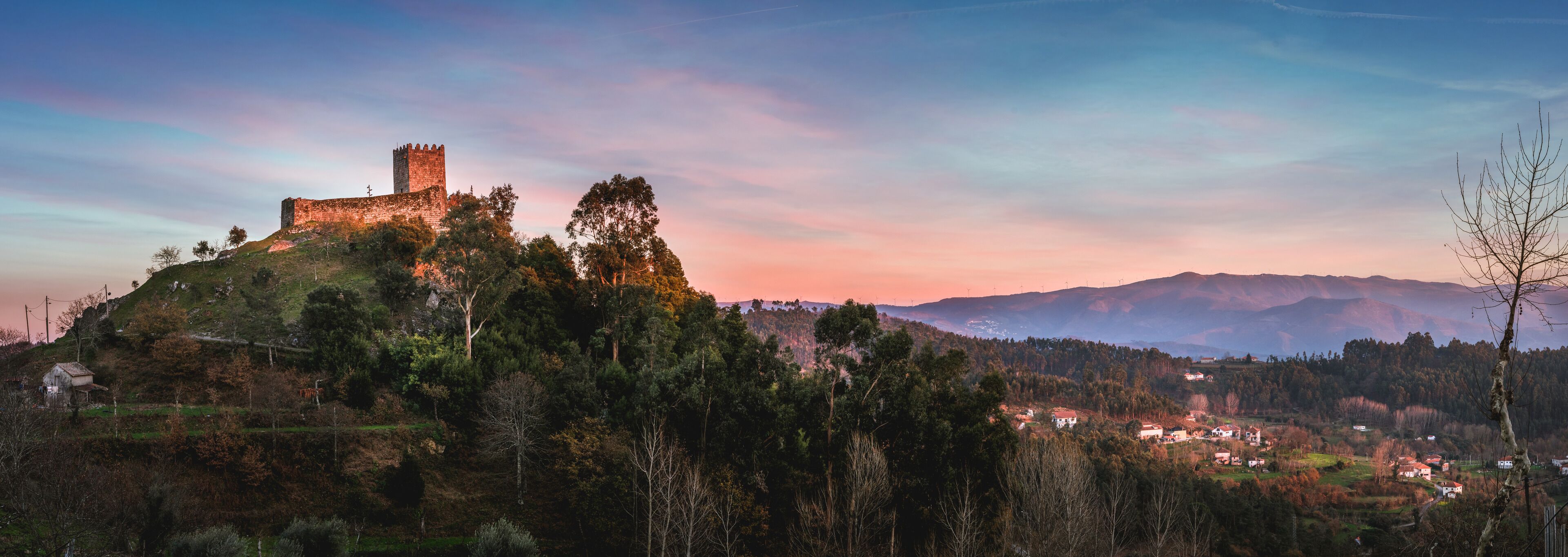 Medieval Castle located in Arnoia Celorico de Basto in the north of Portugal. Was built around the Xth Century!