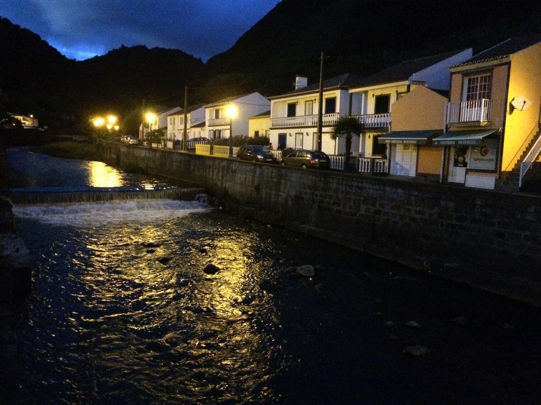 Special dinner in a little fishing village 