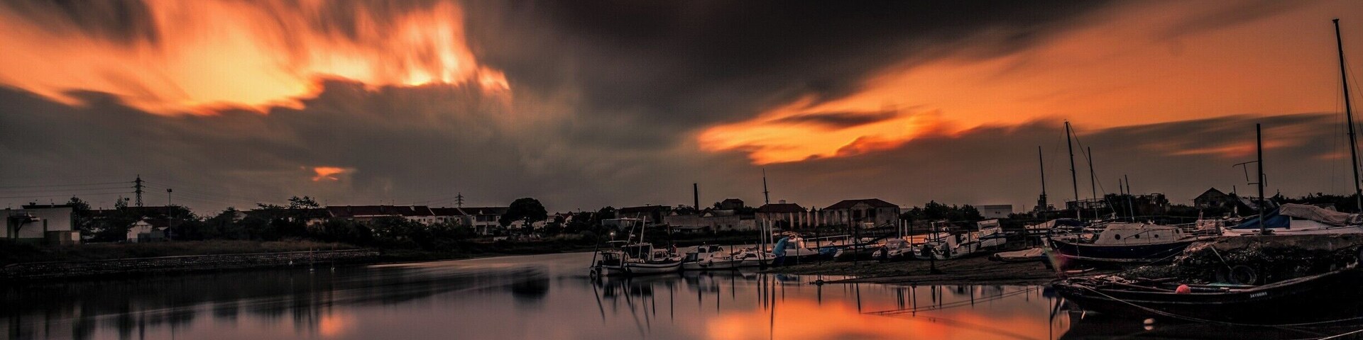 This is a Small Fisherman's Peer to repair and Dock boats in Alhos Vedros, Portugal.