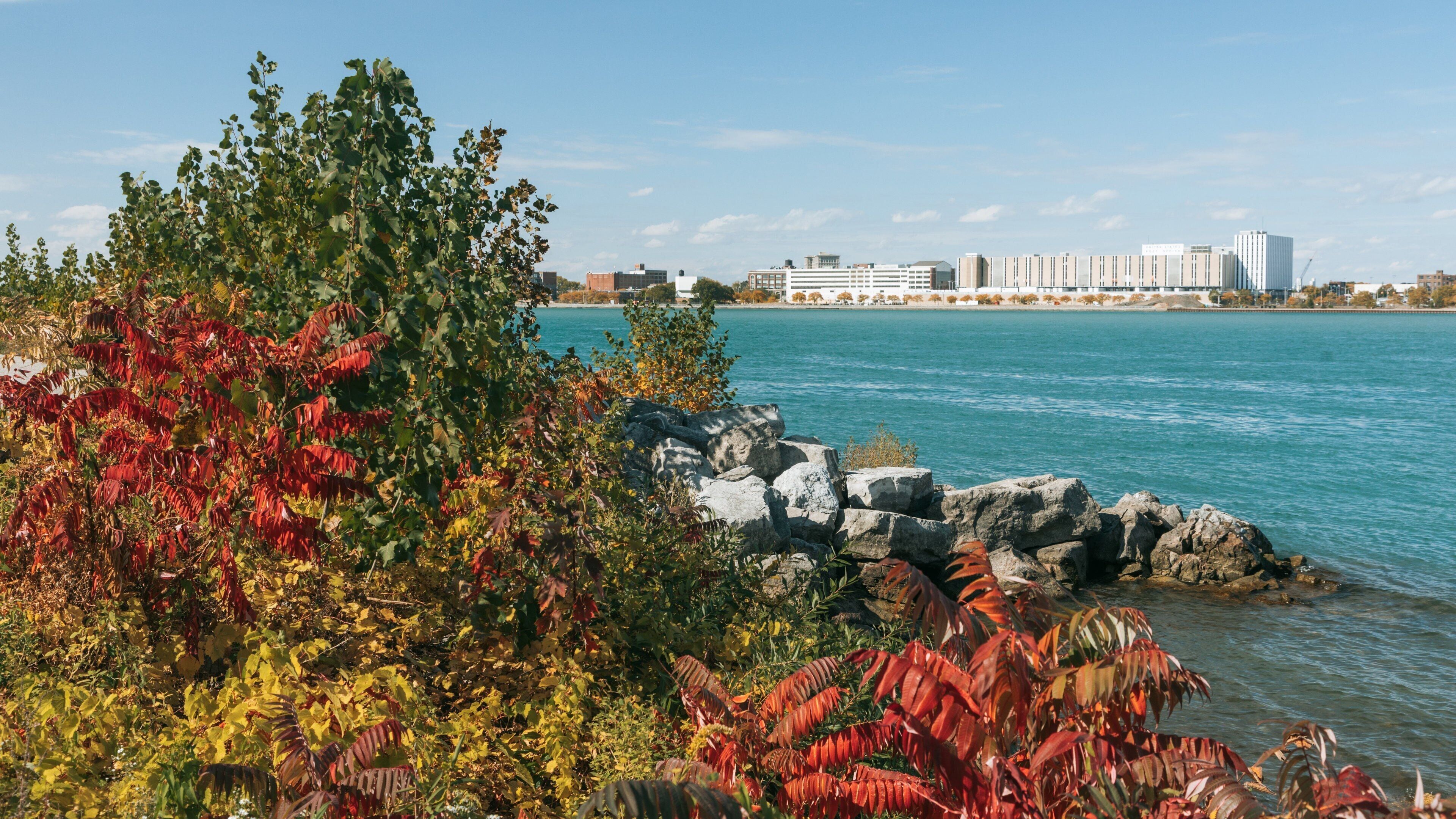 Windsor Riverfront which includes a river or creek