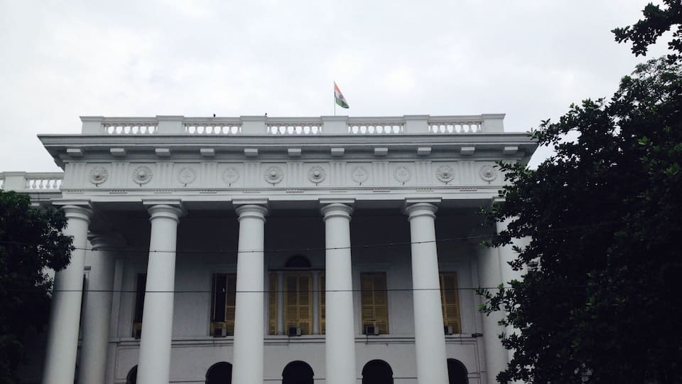 Restored to its old glory. Town Hall Kolkata.