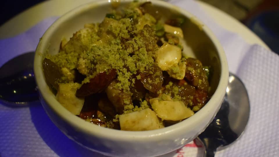 Finish dinner with these great dessert. Here is a melange of assorted nuts with grated Khoya. An Arabic delight. #sweetspot