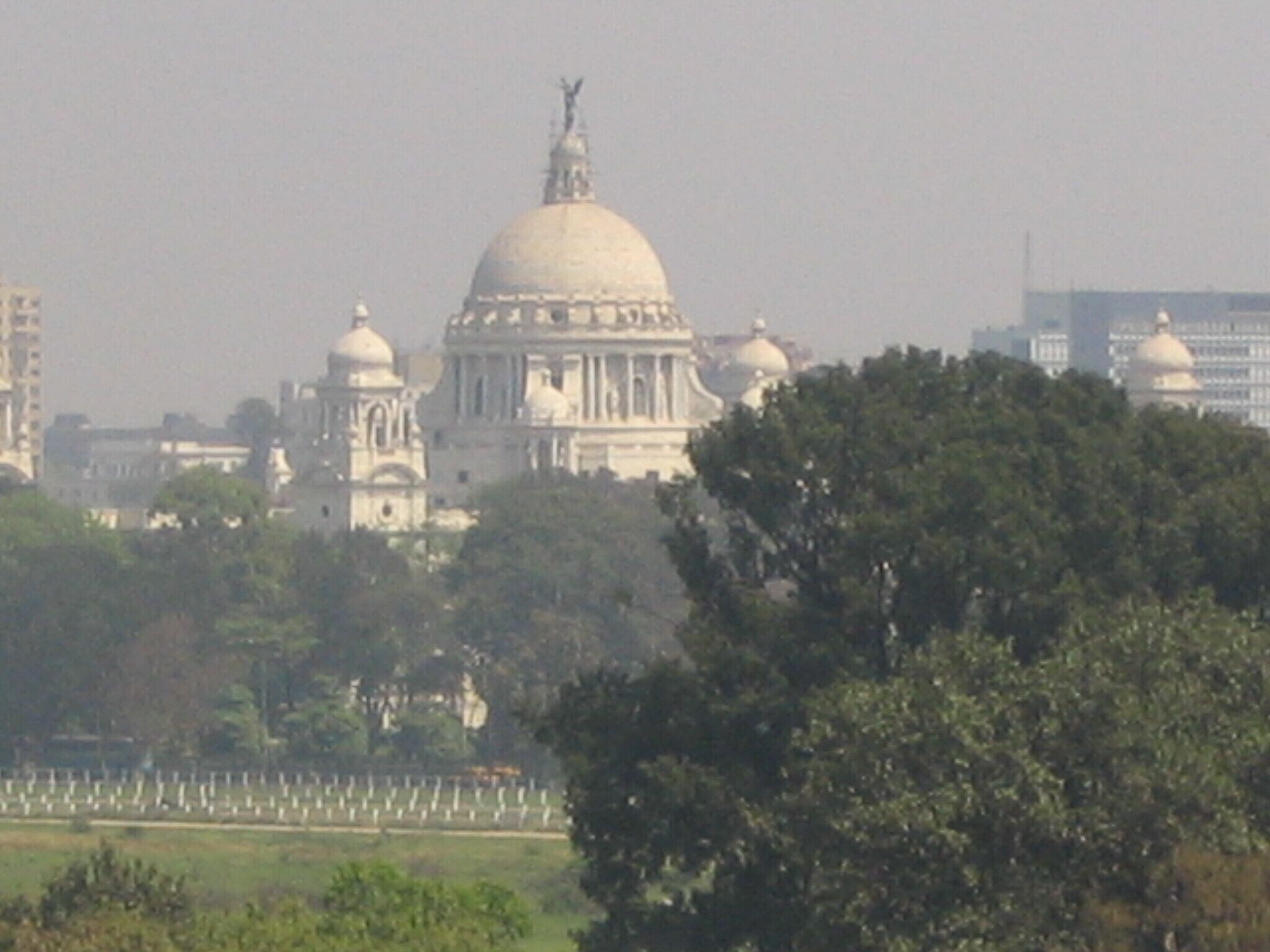 Victoria Memorial from Taj Hotel