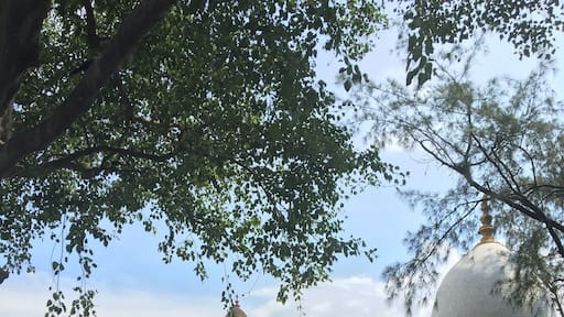 Dakshineswar Kali Temple is a Hindu temple located in Dakshineswar near Kolkata. Situated on the eastern bank of the Hooghly River, the presiding deity of the temple is Bhavatarini, an aspect of Kali, meaning, 'She who liberates Her devotees from the ocean of existence i.e. Saṃsāra'.
The temple was built in 1855 by Rani Rashmoni, a philanthropist and a devotee of Kali. The temple is famous for its association with Ramakrishna, a mystic of 19th Century Bengal.