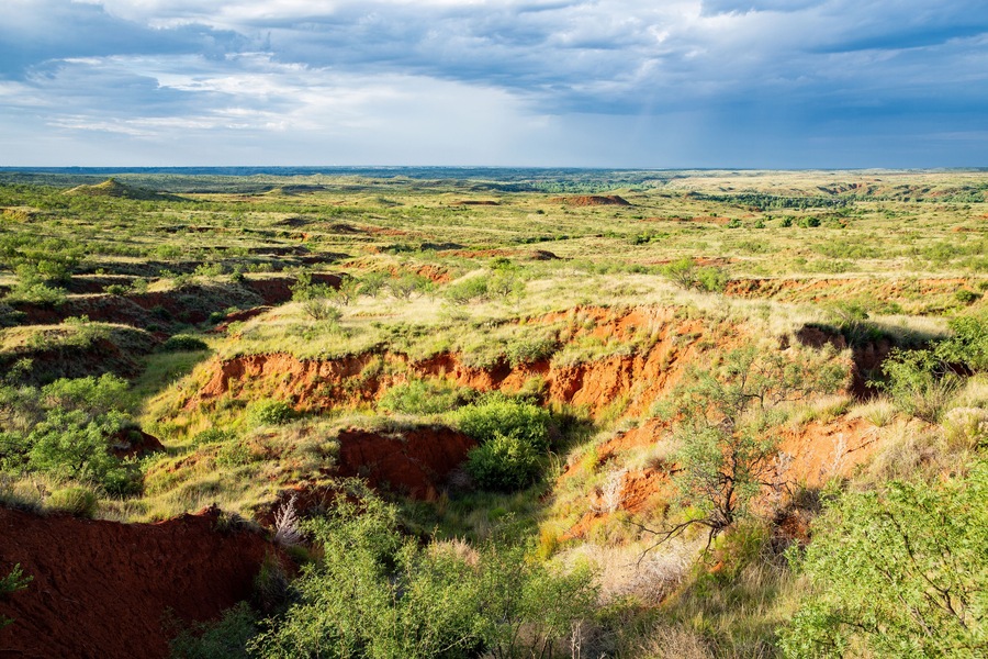 Lake Meredith National Recreation Area in Texas, USA