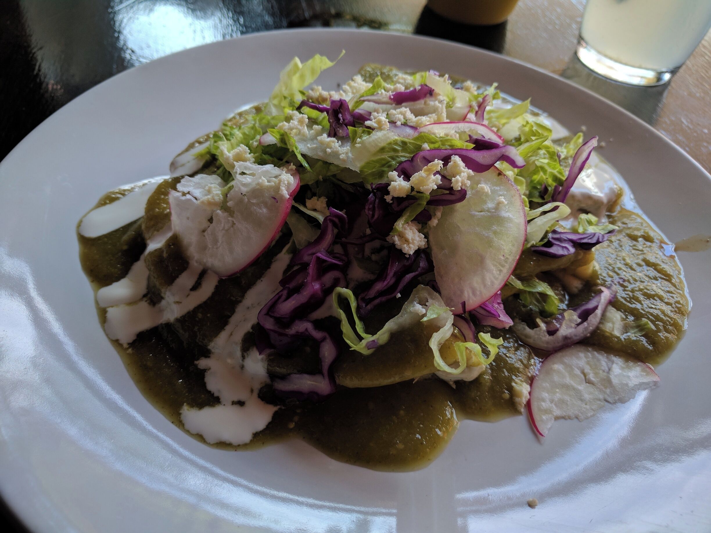 Enchiladas Verde! Delish!