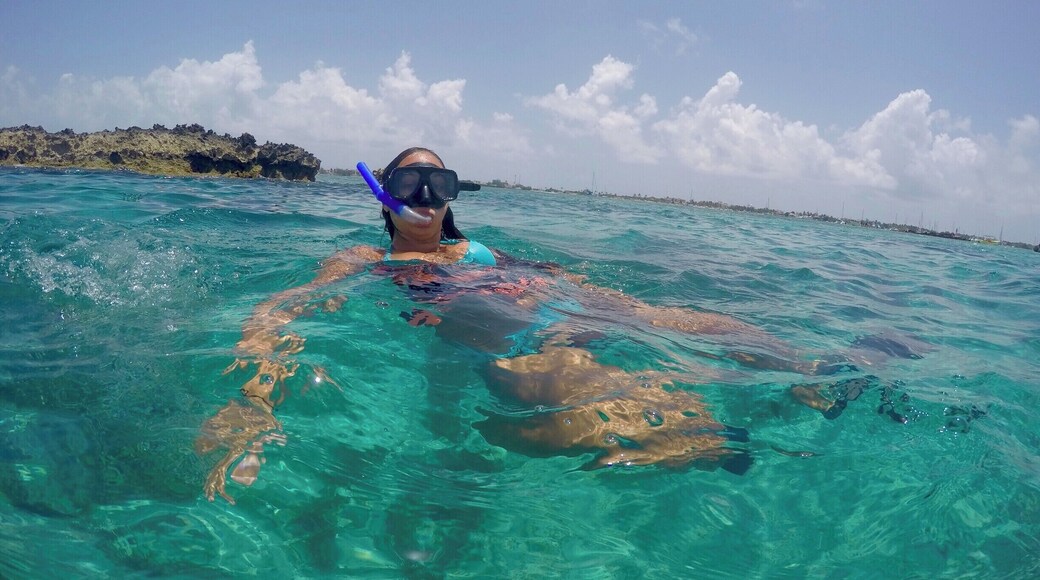 Snorkling in the clear waters of Isla Mujeres, only an hours sail from Cancun.