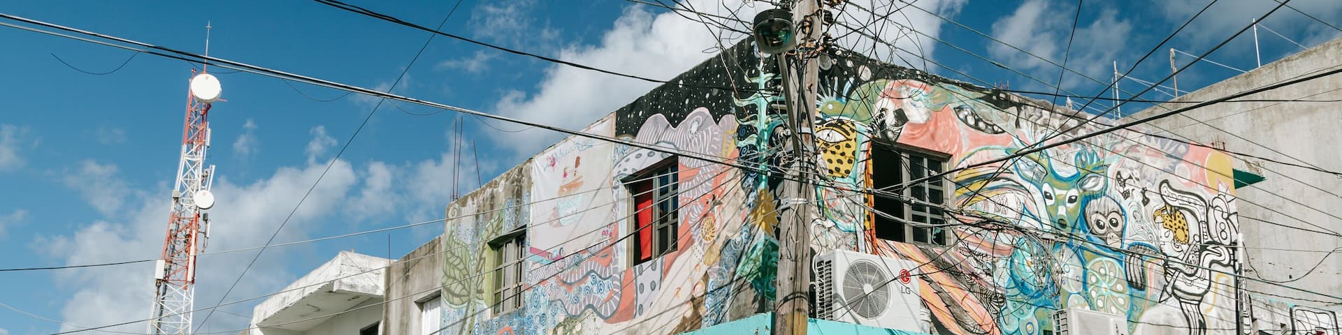 Isla Mujeres which includes street scenes