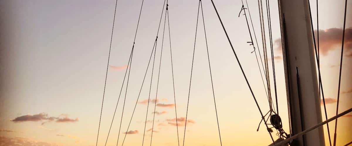 #islamujeres #sunset #lifeincancun #sailing #catamarantrip #caribbean #colorsofthesky#mexicotravel #lifeatexpedia #lovemyjob