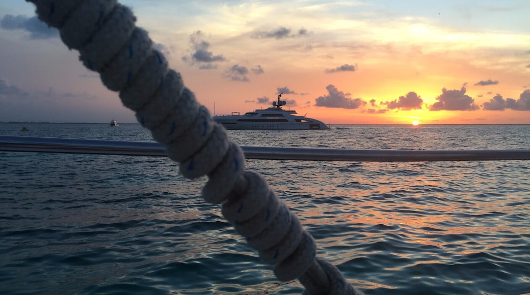 Breath taking sunset at Isla Mujeres, Mexico