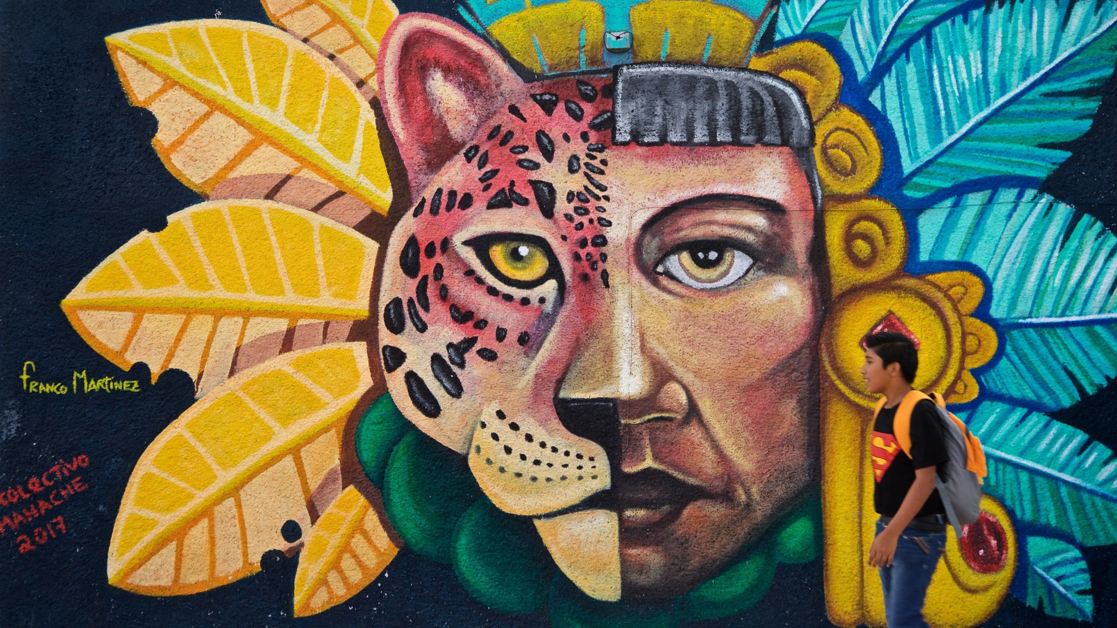 Isla Mujeres which includes outdoor art as well as an individual child