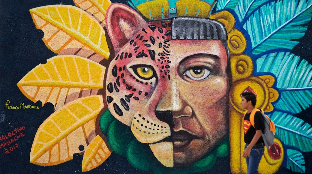 Isla Mujeres which includes outdoor art as well as an individual child