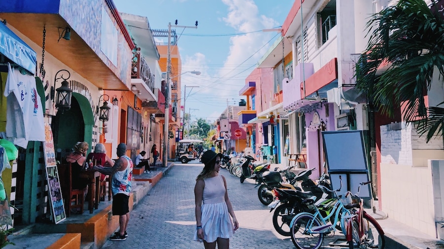 Exploring the lovely streets of Isla Mujeres. #OnTheRoad
