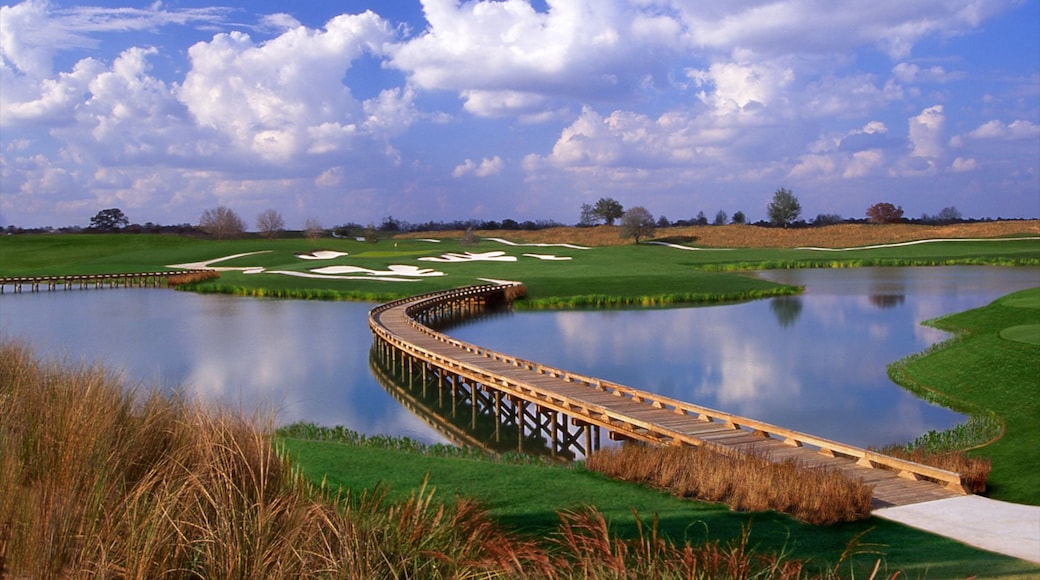 Orlando which includes a pond, a bridge and golf