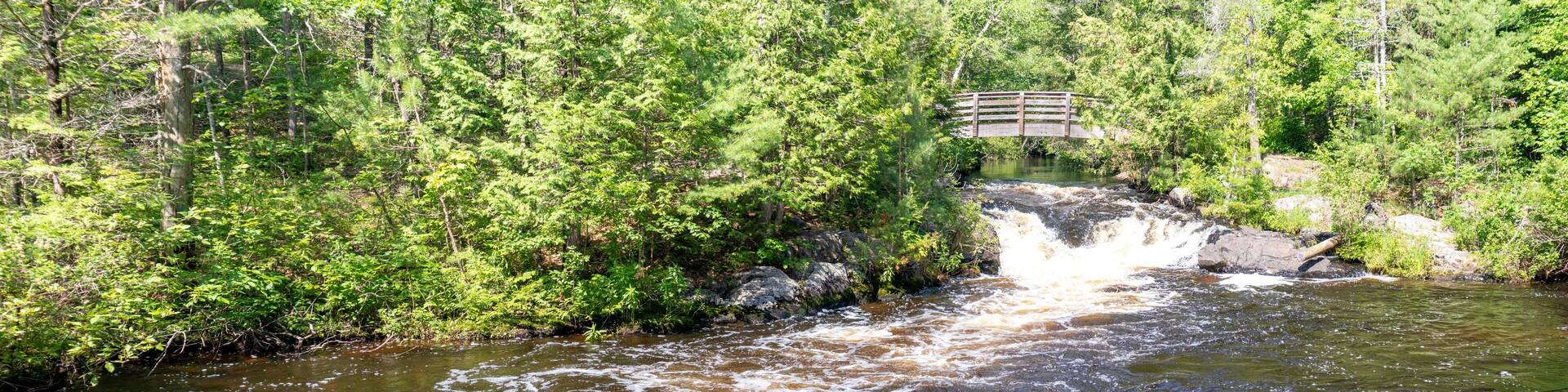 Veterans Falls, Memorial Park, Crivitz, Wisconsin June of 2020