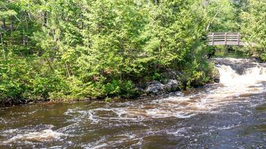 Veterans Falls, Memorial Park, Crivitz, Wisconsin June of 2020