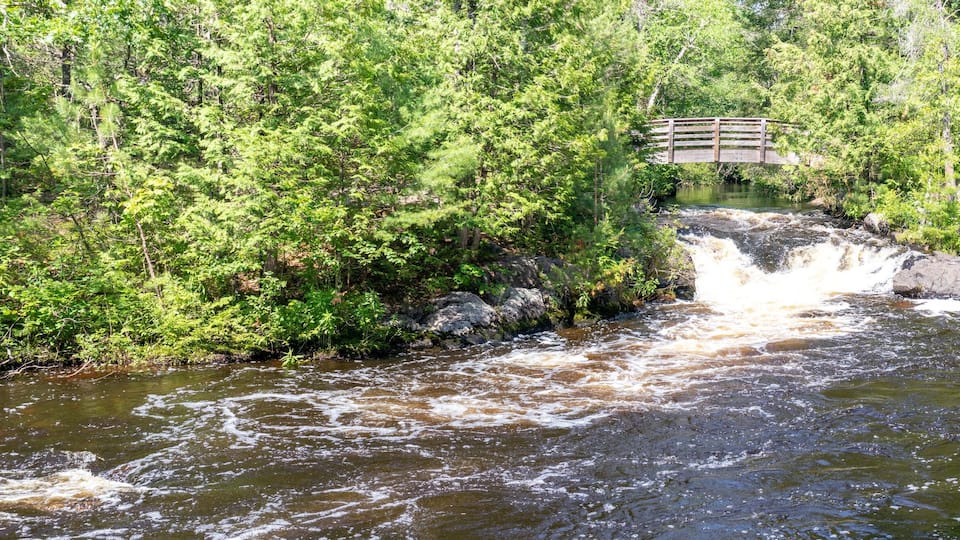 Veterans Falls, Memorial Park, Crivitz, Wisconsin June of 2020