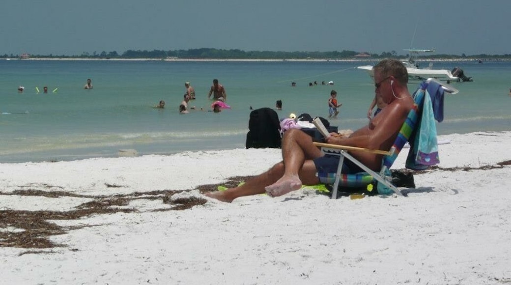 A completely natural island along Florida's Gulf Coast. Brilliant beach setting but next to no shade! #beachtips