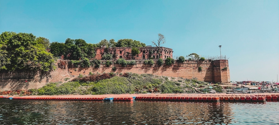 Panoramic view of the Prayagraj or Allahabad fort in India